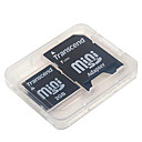 2GB Transcend MiniSD Memory Card and SD SDHC Adapter