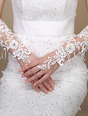 Gants de dentelle san doigt