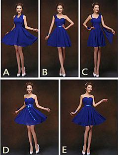 Mix & Match Dresses Short/Mini Chiffon 5 Styles Bridesmaid Dresses (2840138)