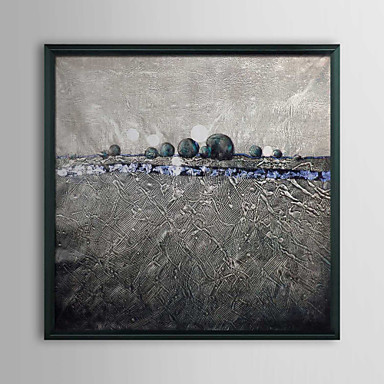 Abstract Profile of Mantle Framed Oil Painting