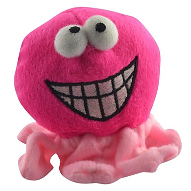 stuffed pink octopus