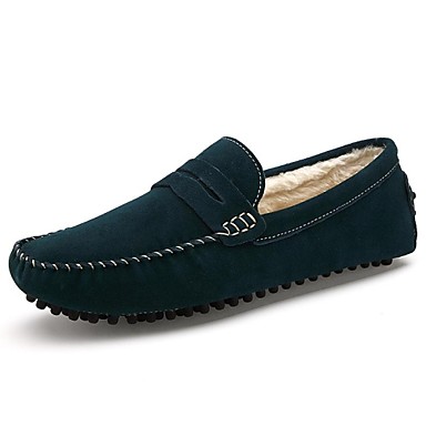 Zapatos de Hombre Mocasines Casual Ante Azul / Marrón / Negro 2148448