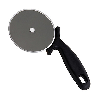 Stort rustfrit stål køkken afgørende pizza kniv / kage kniv ...