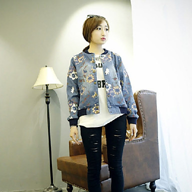 kasual wanita jaket denim lengan panjang sederhana 2016 21 99 kasual wanita jaket denim lengan panjang sederhana 2016 21 99