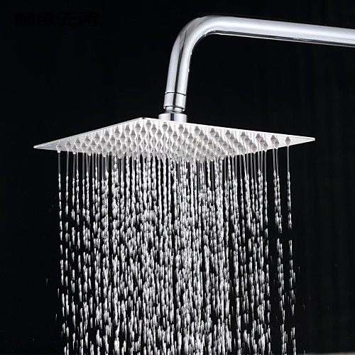 8 Inch 304 Stainless Steel Square Rainfall Shower Head USD 34.99