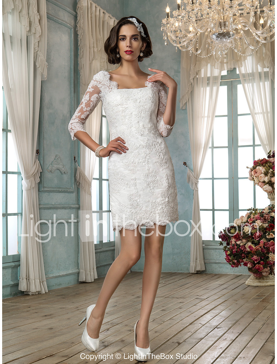 Ivory White Short Wedding Dresses - Lightinthebox.com
